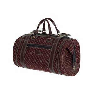 Sundazed (Switzerland) 80s, Jacquard Canvas Monogram, Saddle-Stitched Leather